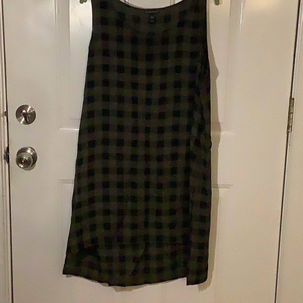 Eileen Fisher lumber jack plaid tunic